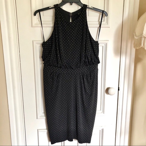 NWT Cynthia Steffe Swiss dot Black cocktail dress - Picture 3 of 11